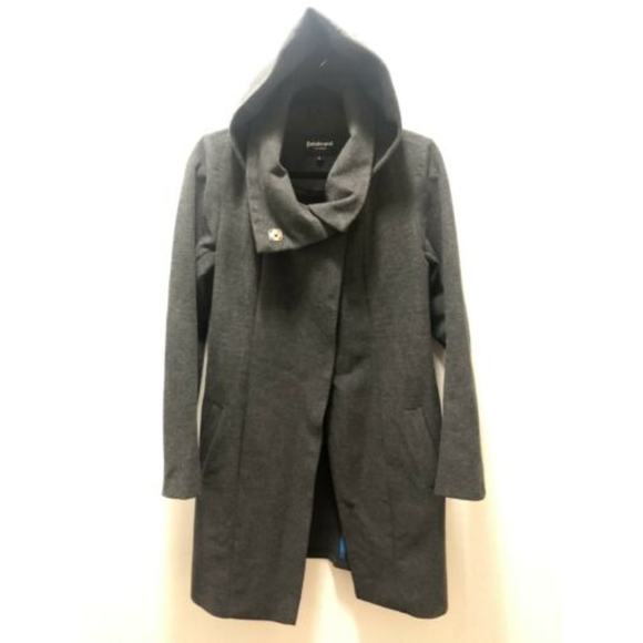 BETABRAND All Day Gray Mock Neck Coat Jacket - Picture 4 of 8